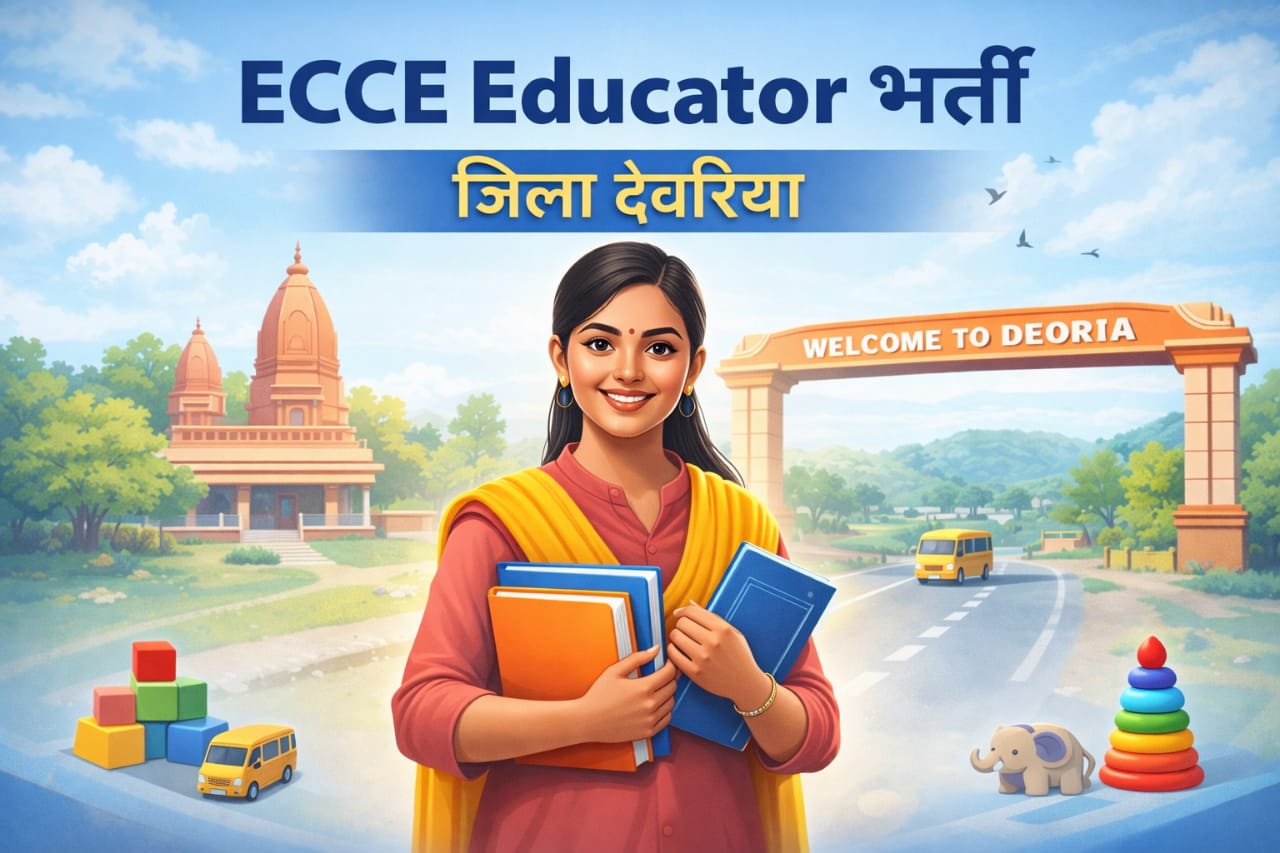 ECCE Educator भर्ती 2026 जिला देवरिया आवेदन की पूरी जानकारी