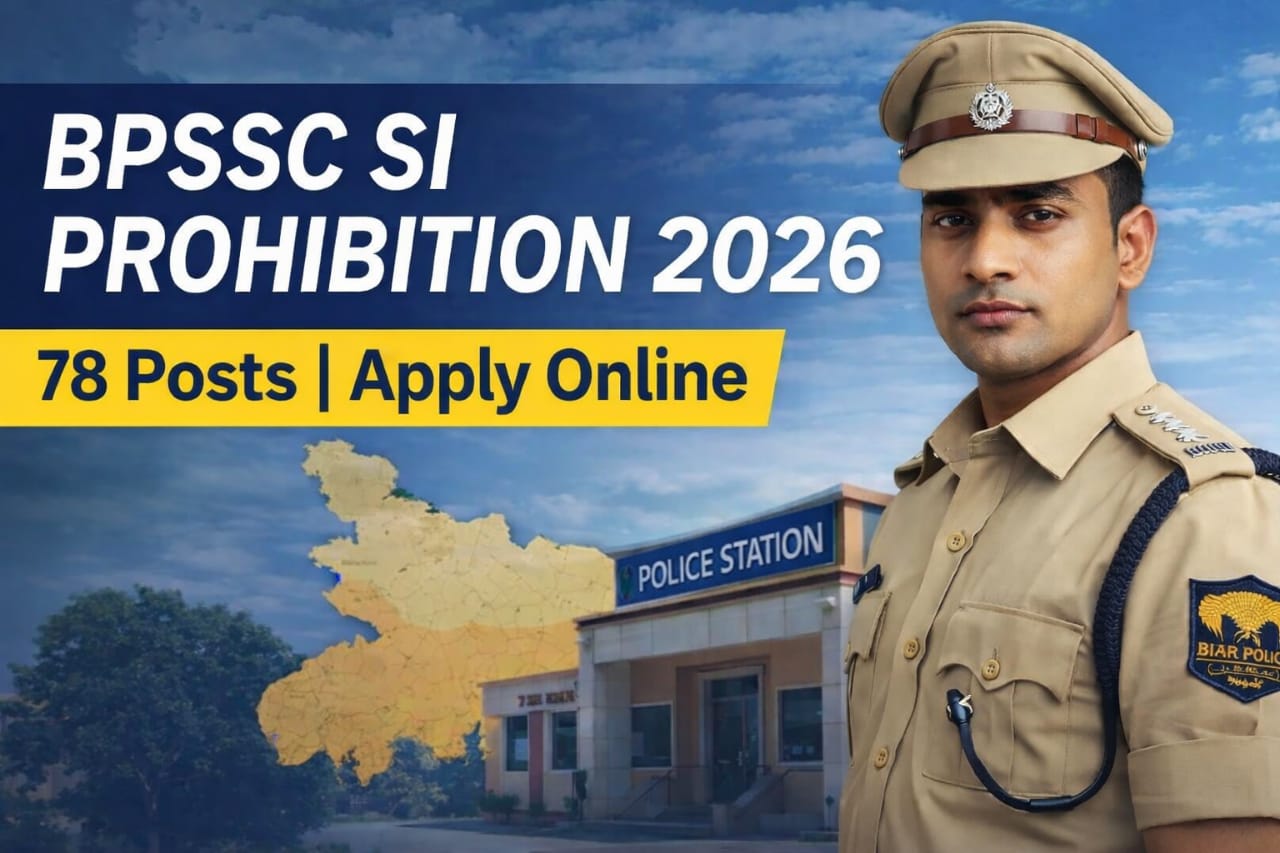 Bihar Police BPSSC SI Recruitment 2026 Notification
