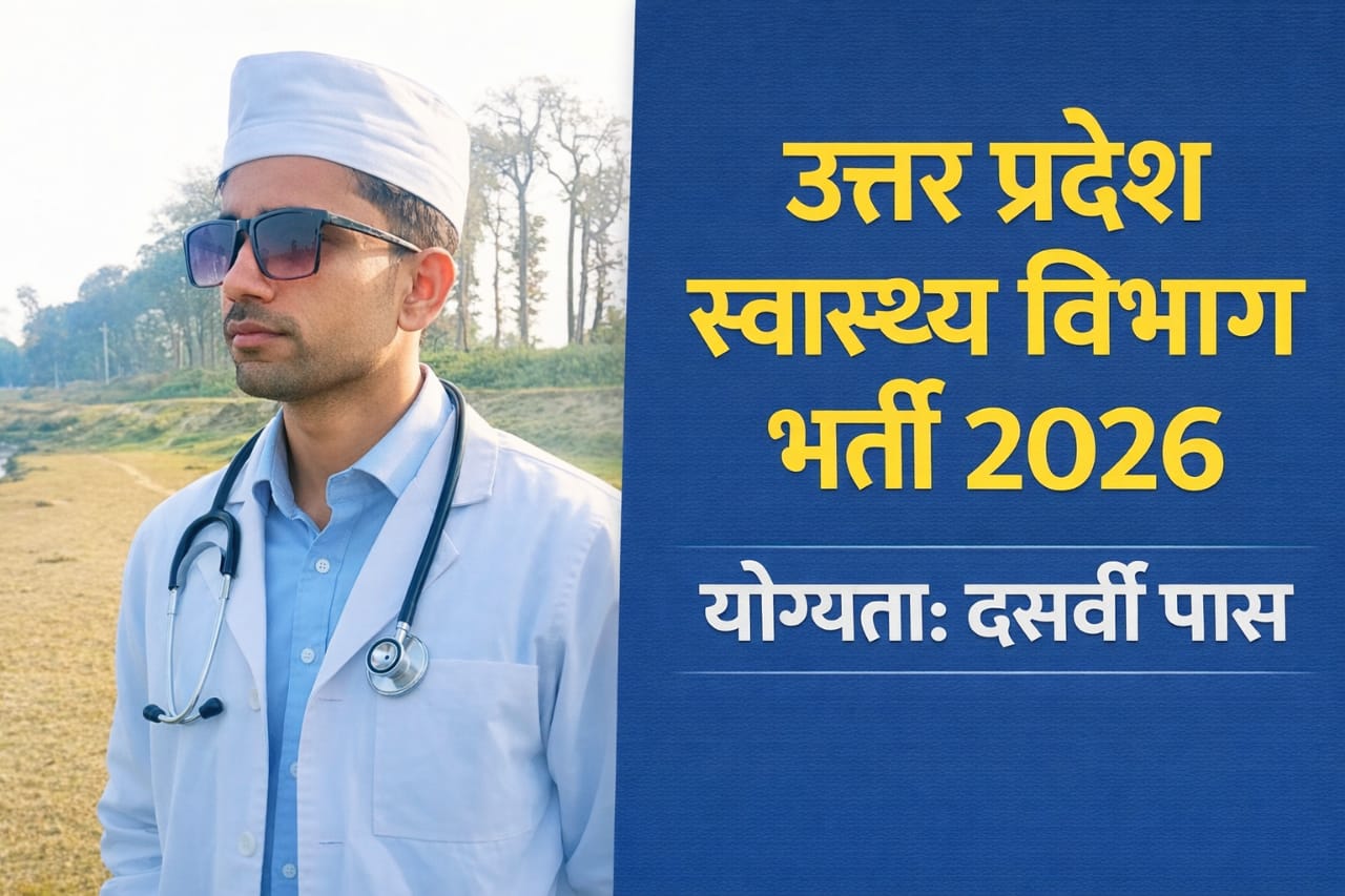 उत्तर प्रदेश श्वास्थ्य विभाग भर्ती 2026